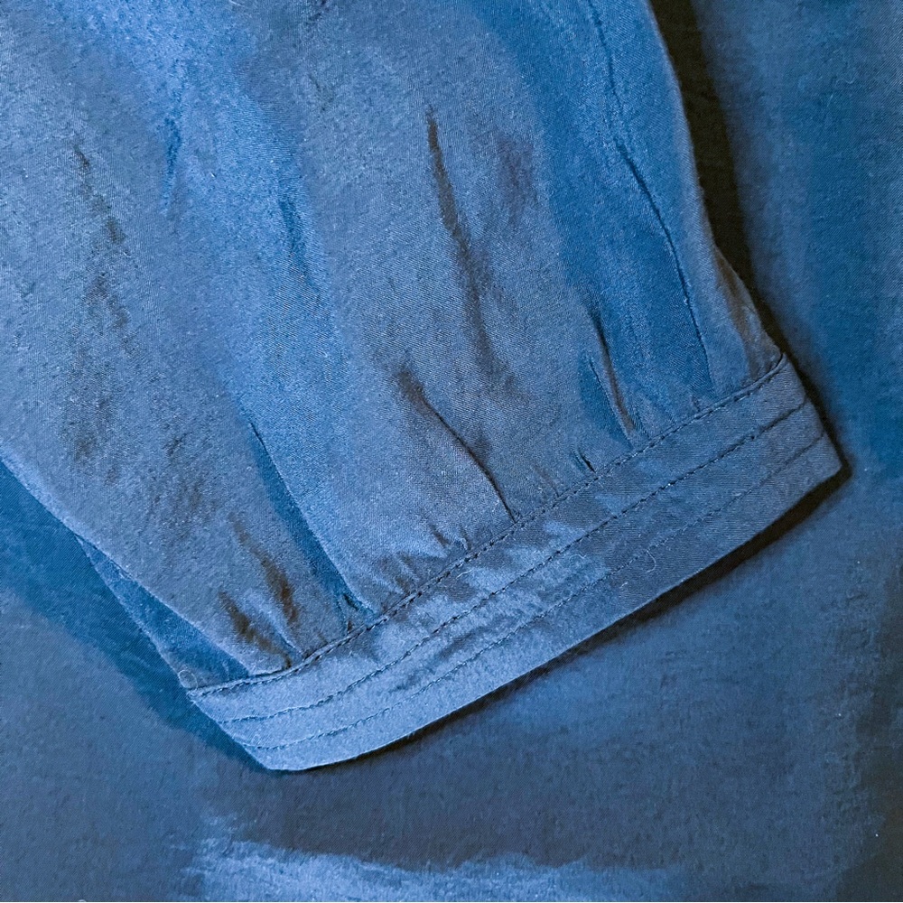 J. Jill Midnight Blue Button-Up Top - Picture 3 of 8